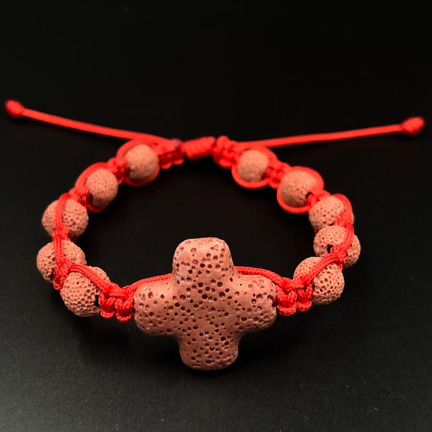 One Decade Rosary Bracelet Light Stone Prayer Beads