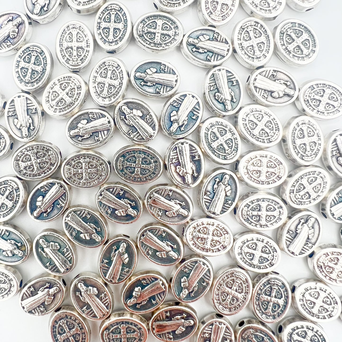St Benedict Oval Beads Charms