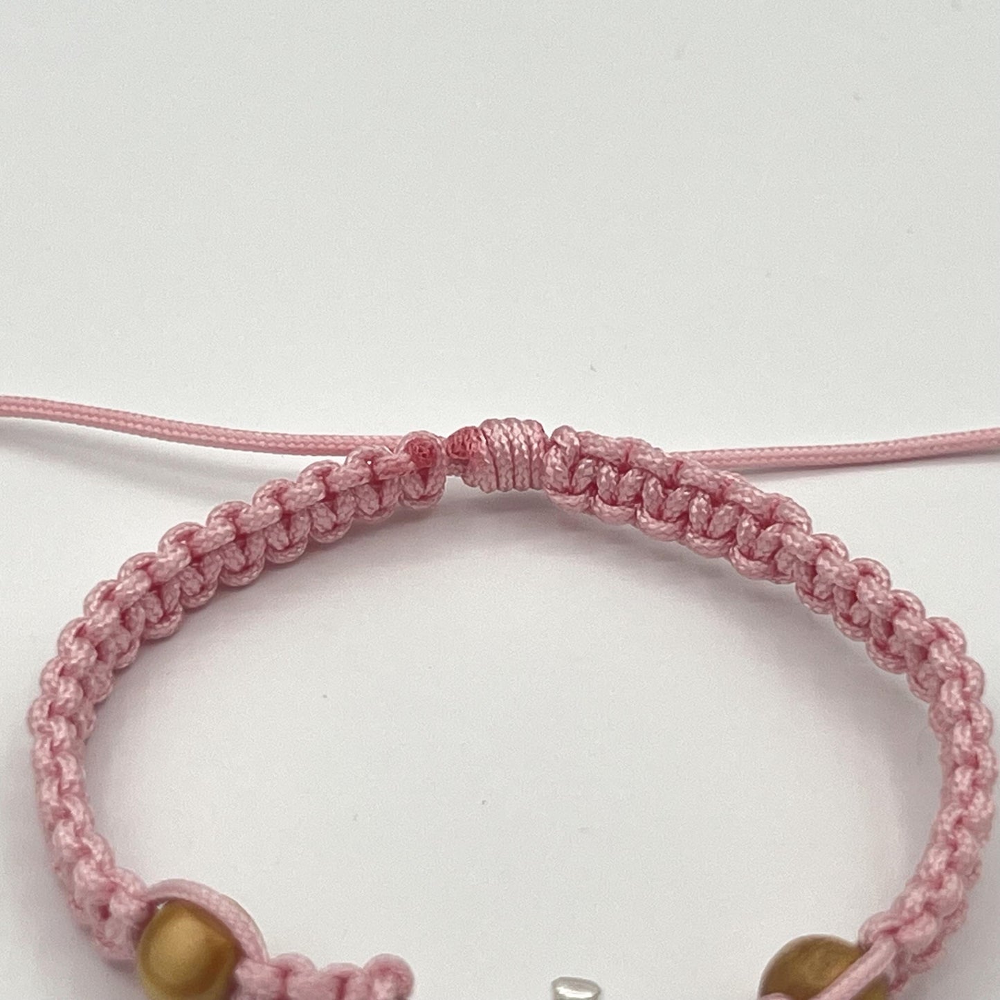 Catholic Cross Charm Pendant Bracelet For Girls Communion Confirmation Wooden Beads Pink Bracelet