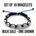 WHOLESALE BULK LOT 10 Set Of Bracelets Scapular Divine Mercy Catholic Events Gift Communion Wedding Baptism Confirmation Christmas
