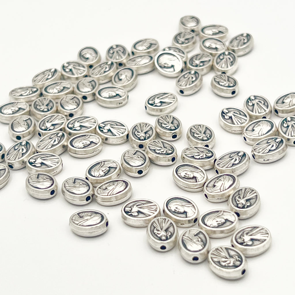 Divine Mercy Virgin Mary Beads Charms