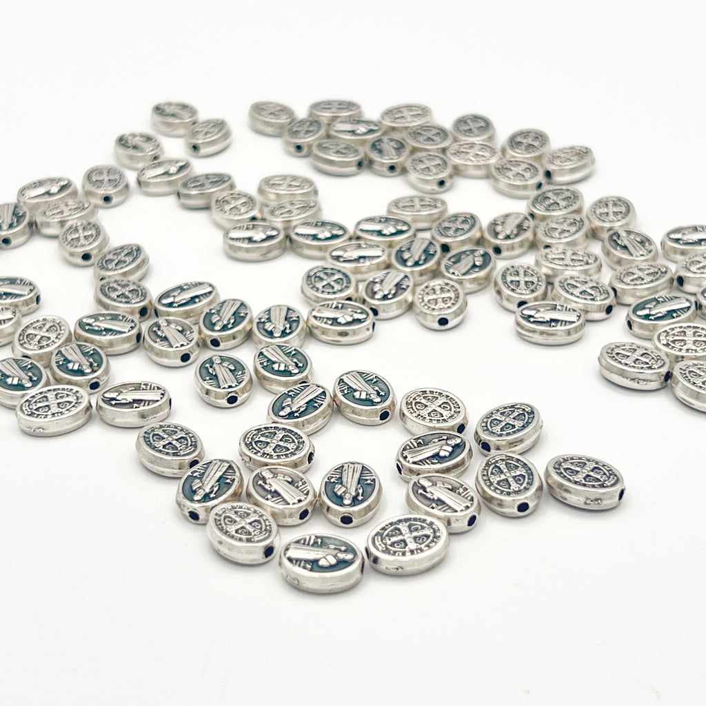 St Benedict Oval Beads Charms