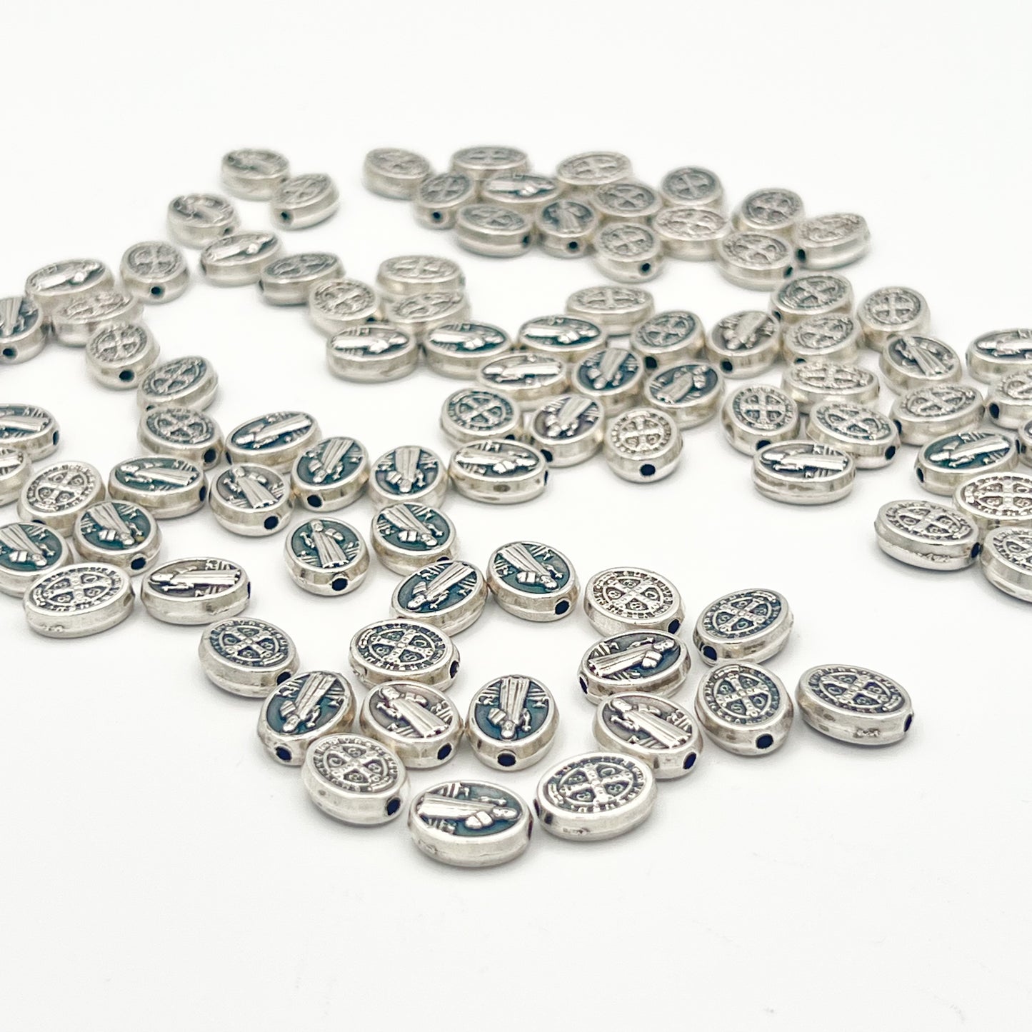 St Benedict Oval Beads Charms