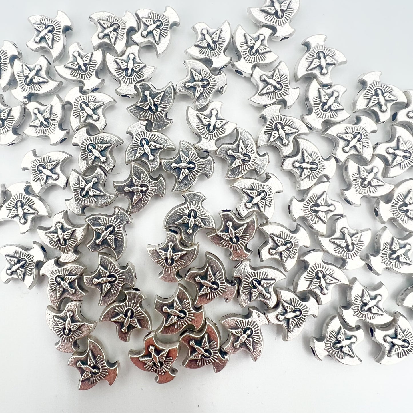 Holy Spirit Dove Bird Beads Charms