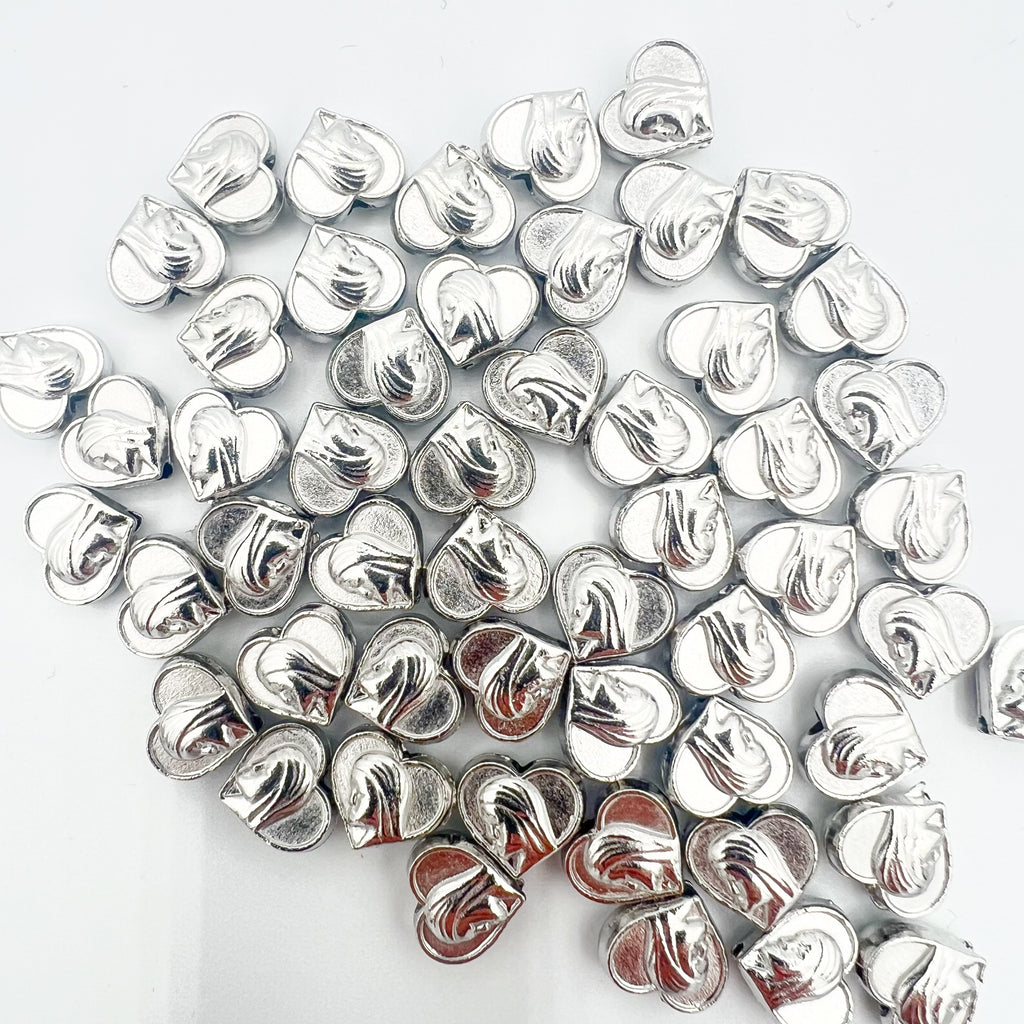 Virgin Mary Heart Beads Charms