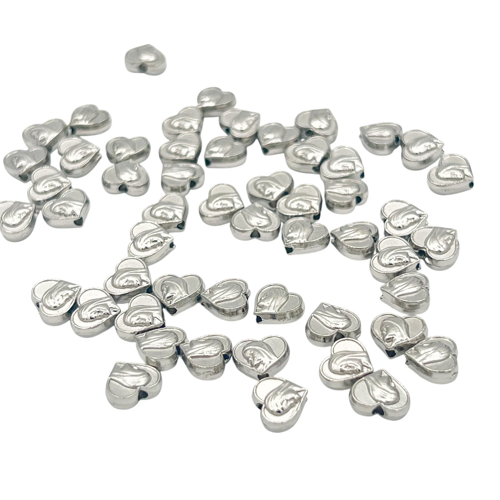 Virgin Mary Heart Beads Charms