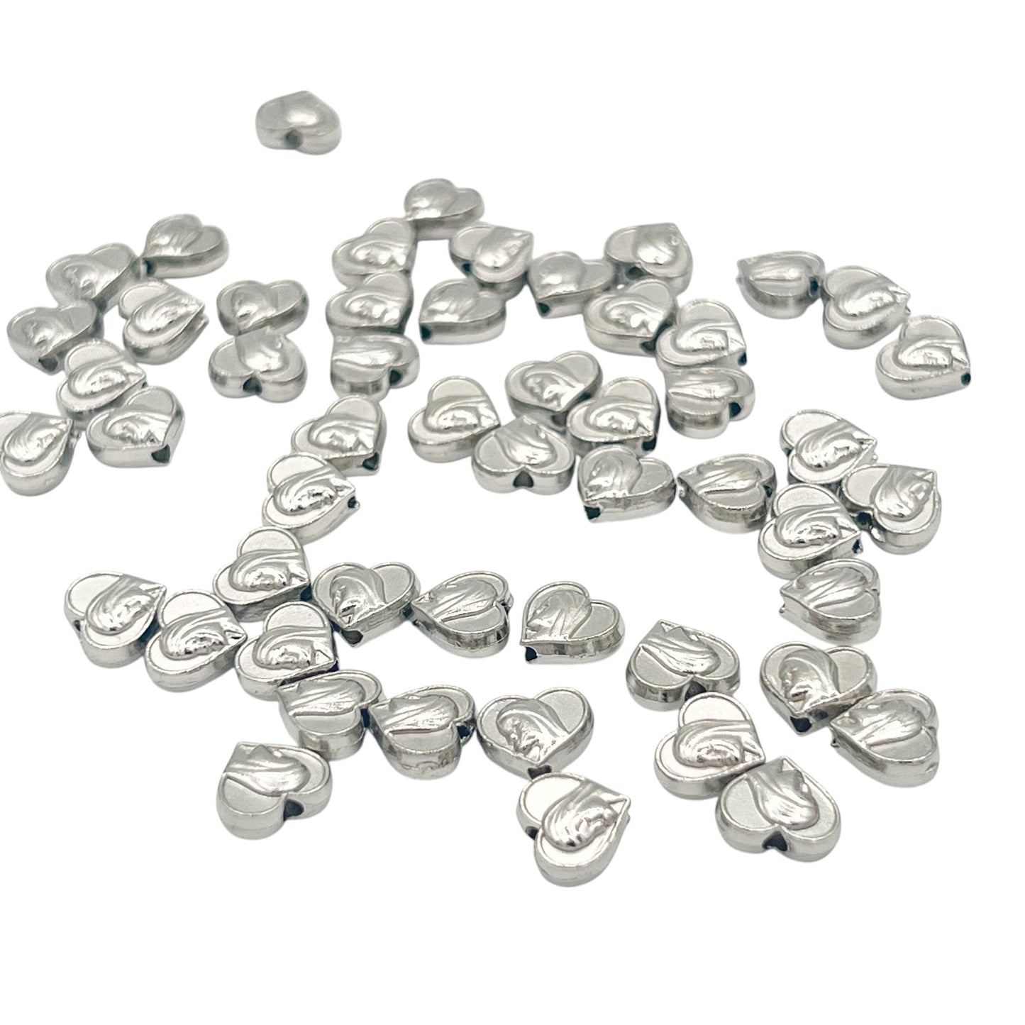 Virgin Mary Heart Beads Charms
