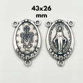 Miraculous Virgin Mary Centerpiece Medal 43x26mm