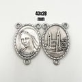 Medjugorje Virgin Mary Centerpiece Medal 43x28mm