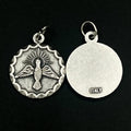 Holy Spirit Round Silver 19mm