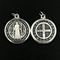 Saint Benedict Silver 22mm