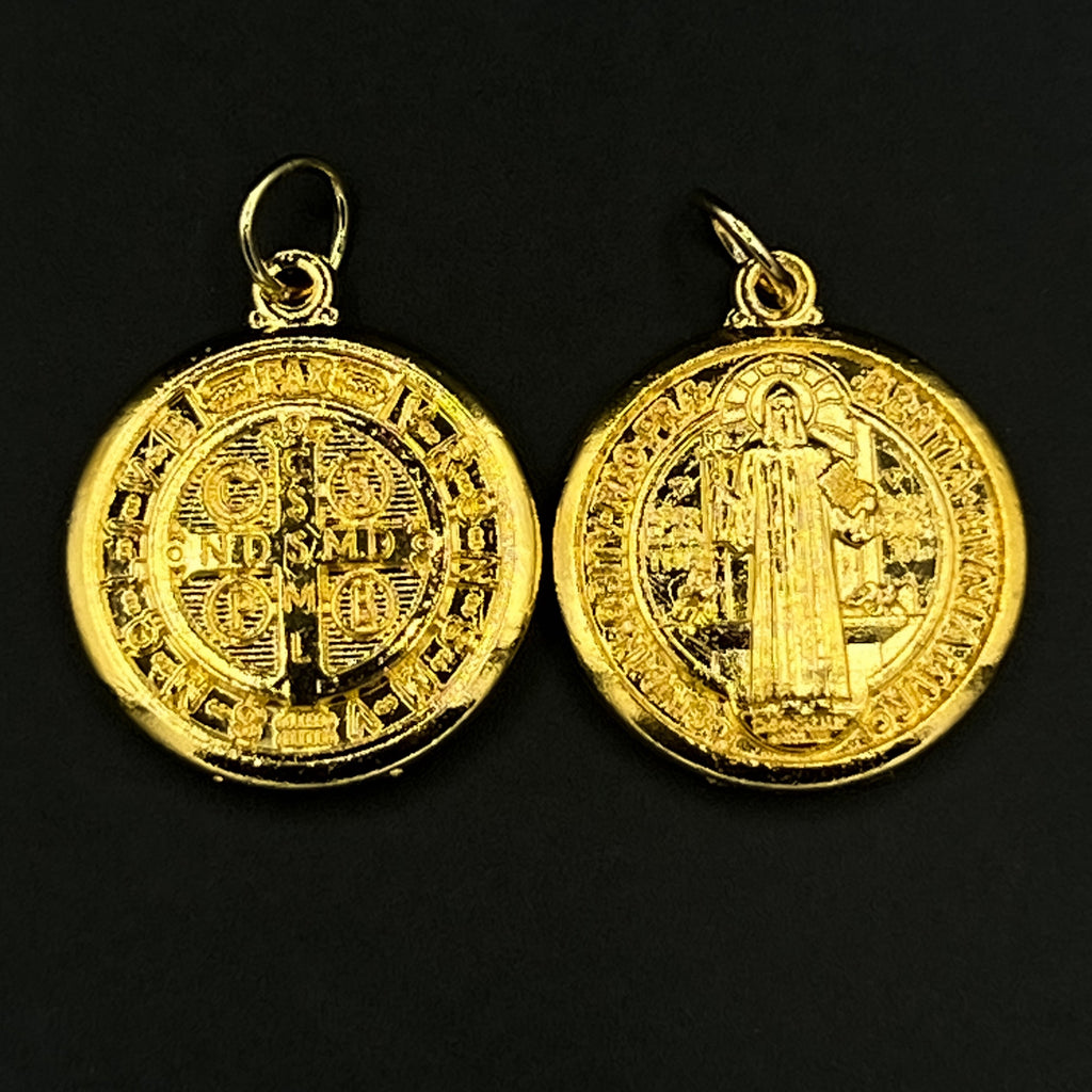 Saint Benedict Golden 22mm
