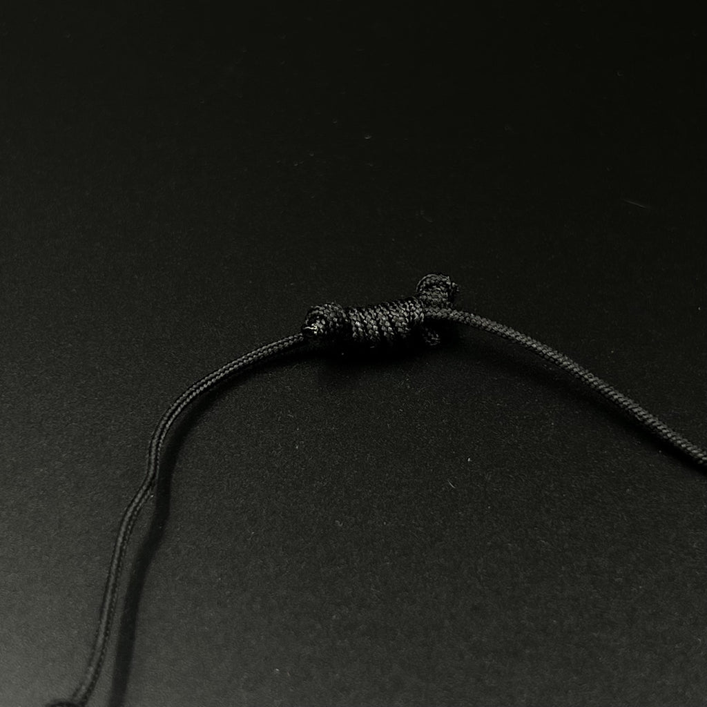 St Benedict One Decade Rosary Bracelet San Benito Black Cord Adjustable